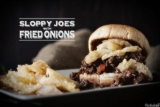 Sloppy Joes with Fried Onions