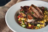 Blackened Swordfish with Maque Choux